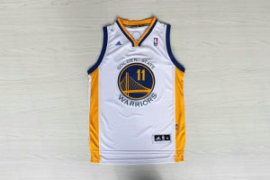 Maillot De Basket Golden State Warriors Thompsons 11 Tissus Sportif Fans Edition Blanc